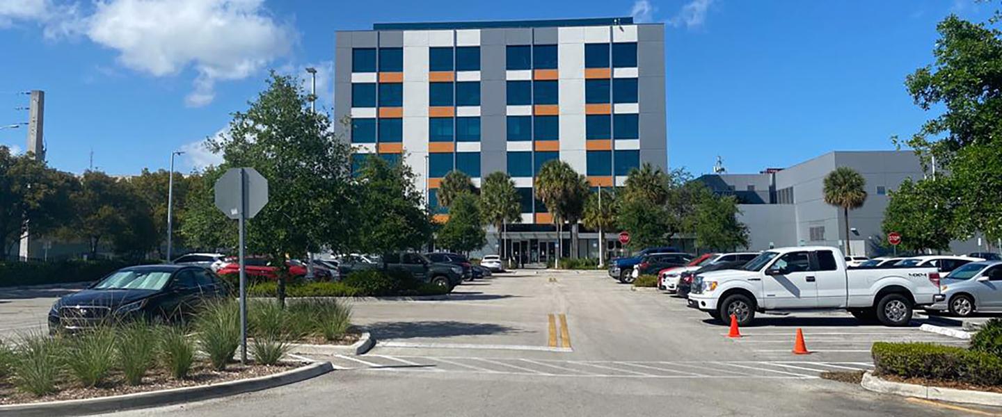 Miami-Living Spaces-Back parking lot